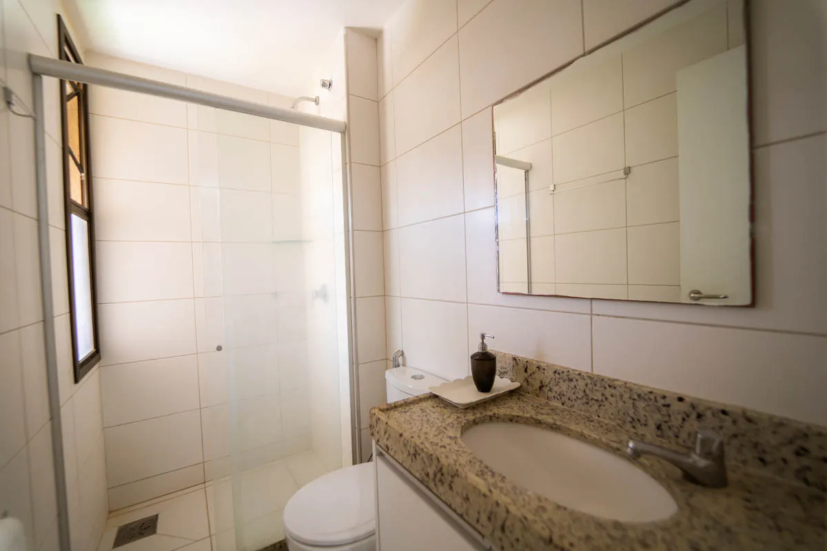 Banheiro do apartamento Mandara Lanai