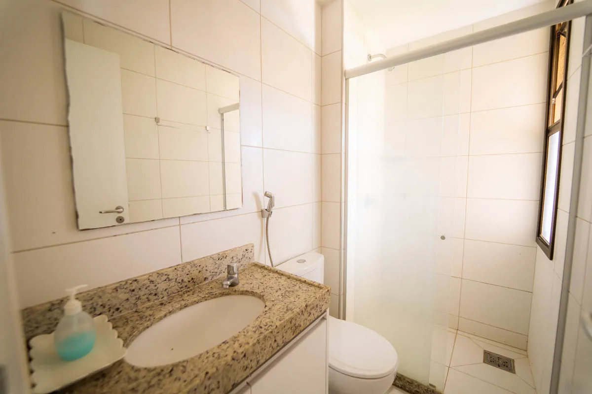 Banheiro do apartamento Mandara Lanai